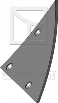 Streichblech-Vorderteil B2K R 8mm - rechts (Lemken) 32.0089.US35